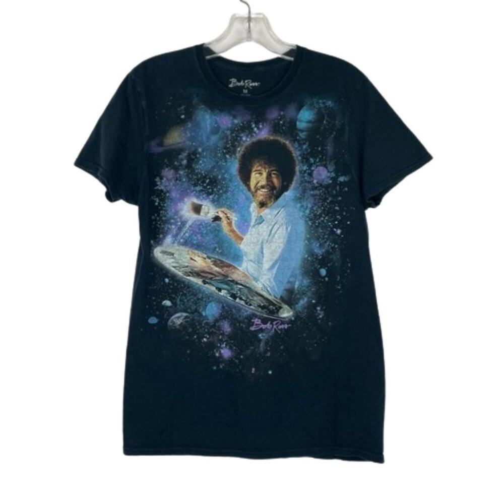Bob Ross black t-shirt size Medium